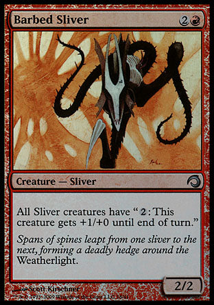 Barbed Sliver (Premium Deck Series: Slivers) Near Mint Foil