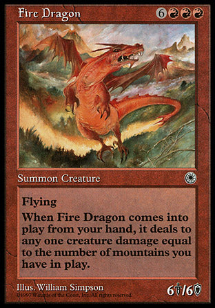 Fire Dragon (Portal) Damaged / Poor