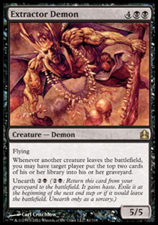 Extractor Demon (Commander) Light Play