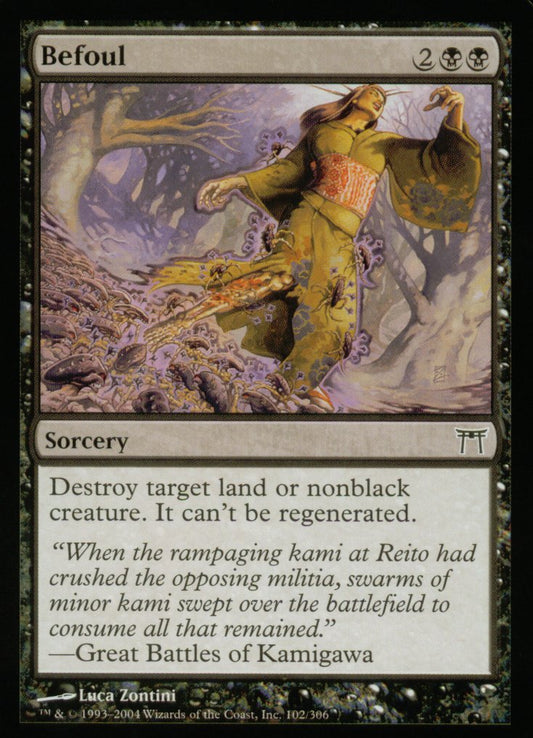 Befoul (Champions of Kamigawa) Light Play