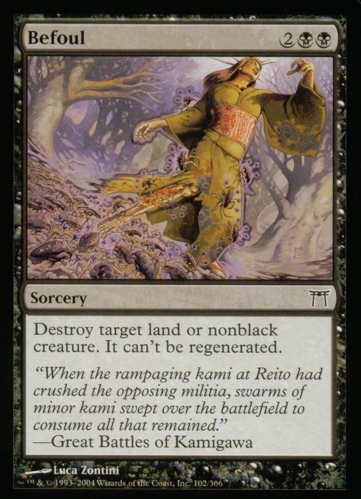 Befoul (Champions of Kamigawa) Near Mint Foil