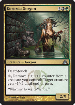 Korozda Gorgon (Dragon's Maze) Near Mint Foil