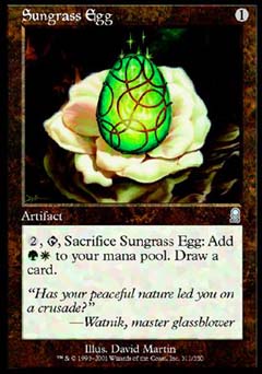 Sungrass Egg (Odyssey) Light Play