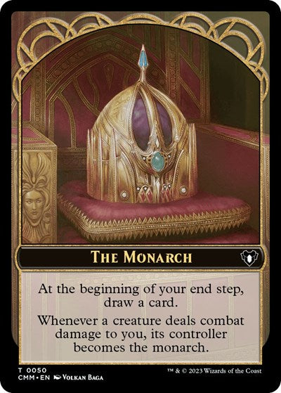 The Monarch / Construct (0041) Double-Sided Token (Commander Masters) Near Mint