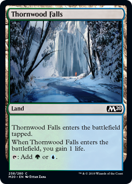 Thornwood Falls (Magic 2020 Core Set) Near Mint Foil