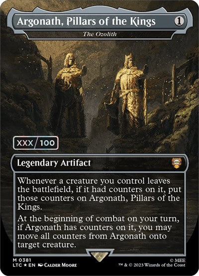 Argonath, Pillars of the Kings - The Ozolith (Serial Numbered) (Commander: The Lord of the Rings: Tales of Middle-earth) Near Mint