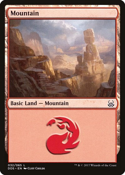 Mountain (32) (Duel Decks: Mind vs Might) Near Mint