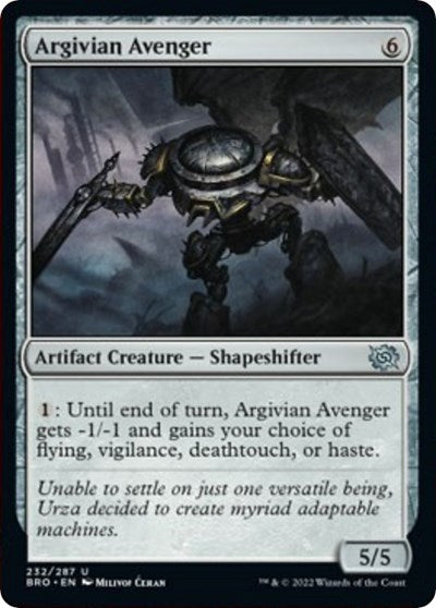 Argivian Avenger (The Brothers' War) Near Mint
