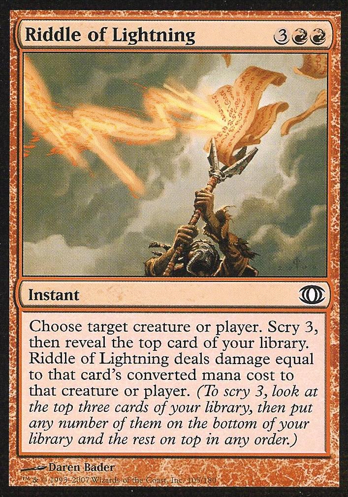 Riddle of Lightning (Futuresight) Near Mint Foil
