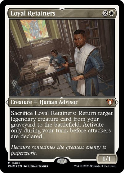 Loyal Retainers (Foil Etched) (Commander Masters) Near Mint