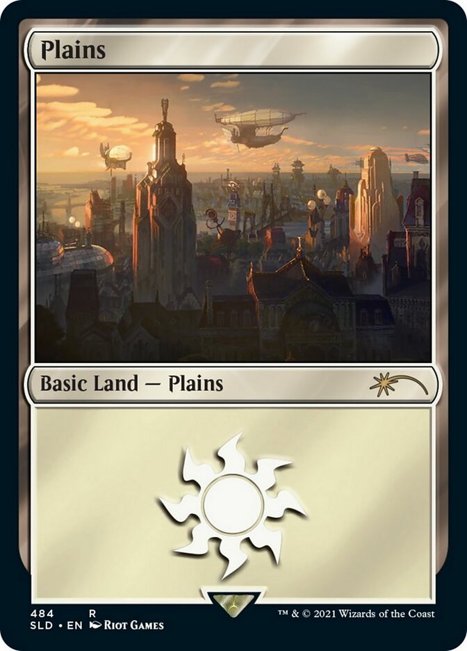 Plains 484 (Secret Lair) Near Mint