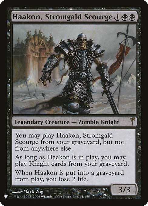 Haakon, Stromgald Scourge (Mystery Booster) Near Mint