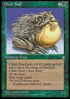 Chub Toad (Ice Age) Near Mint