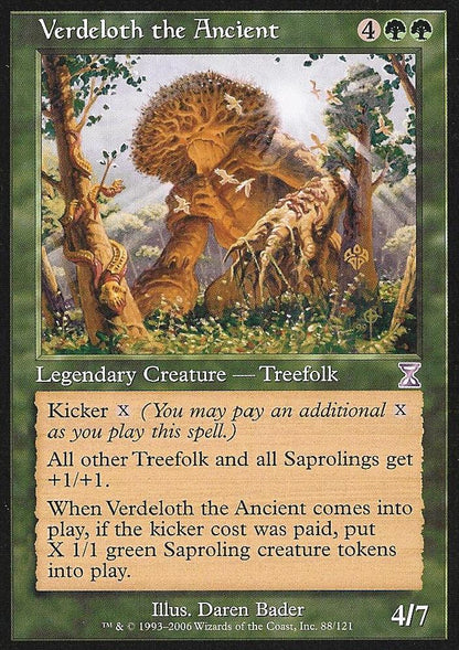 Verdeloth the Ancient (Time Spiral Time Shifted) Near Mint Foil