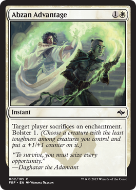 Abzan Advantage (Fate Reforged) Near Mint Foil