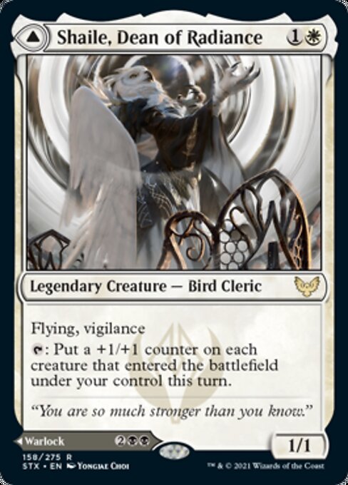 Shaile, Dean of Radiance / Embrose, Dean of Shadow (Strixhaven) Near Mint Foil