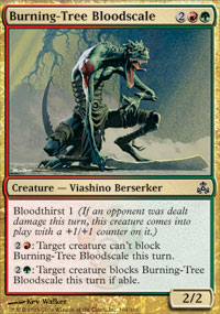 Burning-Tree Bloodscale (Guildpact) Near Mint Japanese