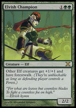 Elvish Champion (10th Edition) Near Mint Foil