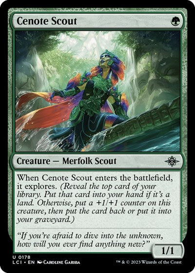 Cenote Scout (The Lost Caverns of Ixalan) Near Mint Foil