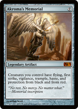 Akroma's Memorial (Magic 2013 Core Set) Light Play