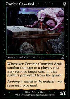 Zombie Cannibal (Odyssey) Light Play Foil