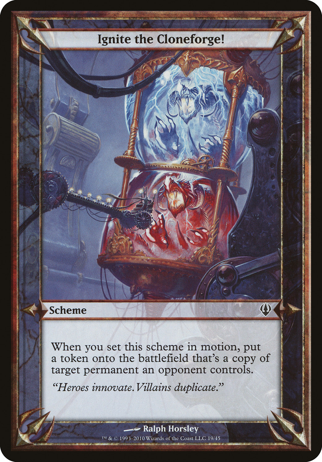Ignite the Cloneforge! (Scheme) (Archenemy) Near Mint