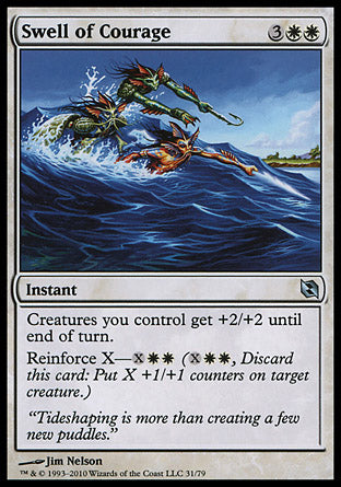 Swell of Courage (Duel Decks: Elspeth vs Tezzeret) Near Mint