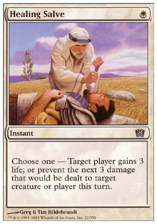 Healing Salve (8th Edition) Near Mint Foil