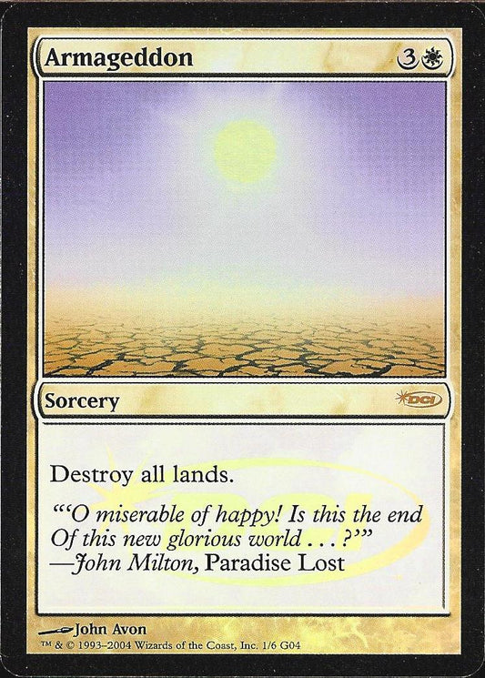 Armageddon (DCI Judge) (Promotional Cards) Near Mint Foil