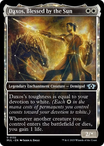Daxos, Blessed by the Sun (Halo Foil) (March of the Machine: Multiverse Legends) Near Mint