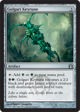 Golgari Keyrune (Return to Ravnica) Near Mint Foil