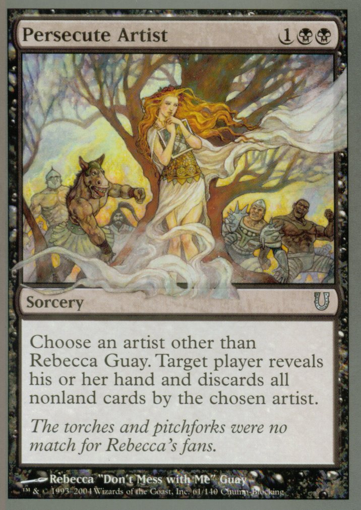 Persecute Artist (Unhinged) Near Mint Foil