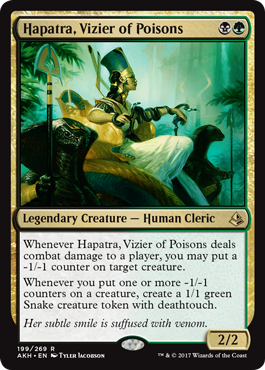 Hapatra, Vizier of Poisons (Amonkhet) Near Mint