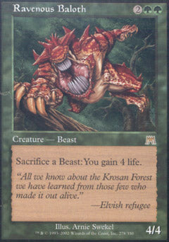 Ravenous Baloth (Onslaught) Near Mint Foil