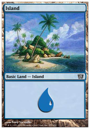Island (337) (8th Edition) Near Mint Foil