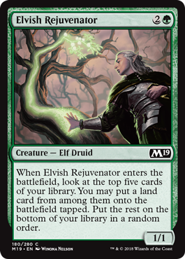 Elvish Rejuvenator (Magic 2019 Core Set) Near Mint