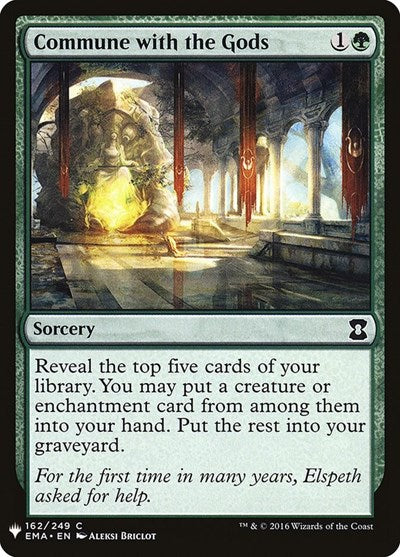 Commune with the Gods (Mystery Booster) Near Mint