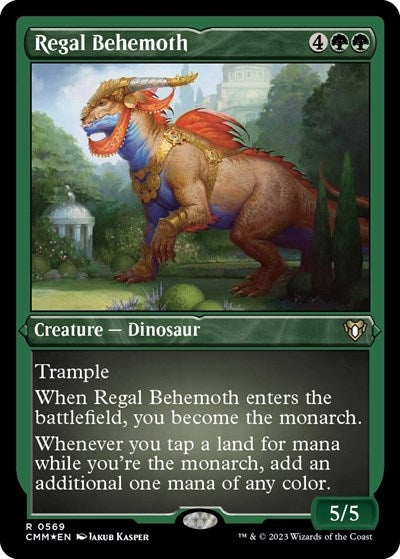 Regal Behemoth (Foil Etched) (Commander Masters) Near Mint