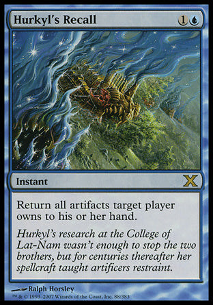 Hurkyl's Recall (10th Edition) Near Mint Foil