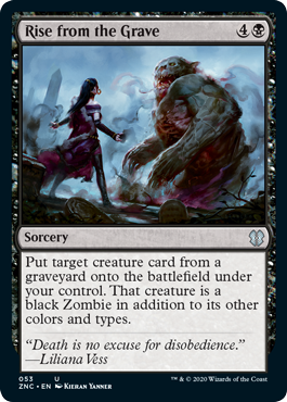 Rise from the Grave (Commander 2020 Zendikar Rising) Near Mint