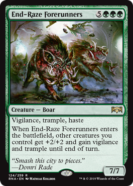 End-Raze Forerunners (Ravnica Allegiance) Near Mint Foil