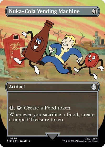 Nuka-Cola Vending Machine (Borderless) (Surge Foil) (Universes Beyond: Fallout) Near Mint