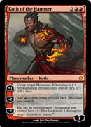 Koth of the Hammer (Duel Decks: Venser vs Koth) Light Play Foil