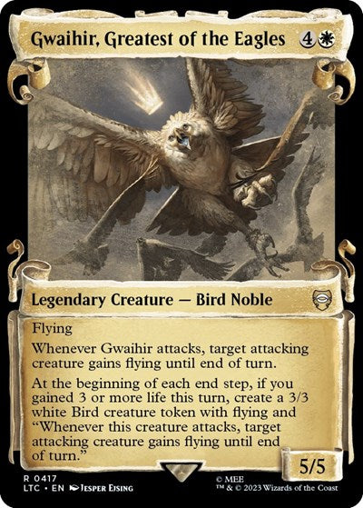 Gwaihir, Greatest of the Eagles (Showcase Scrolls) (Commander: The Lord of the Rings: Tales of Middle-earth) Near Mint