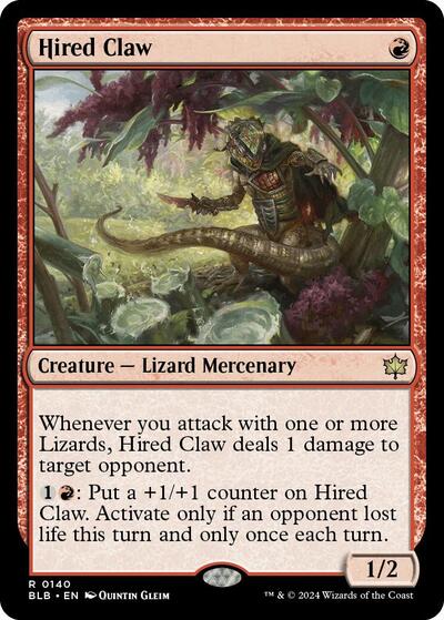 Hired Claw (Bloomburrow) Near Mint