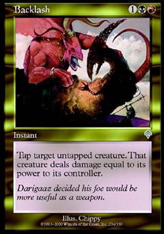 Backlash (Invasion) Light Play Foil