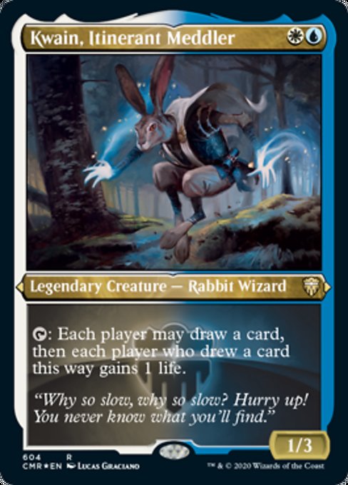 Kwain, Itinerant Meddler (Foil Etched) (Commander Legends) Near Mint Foil