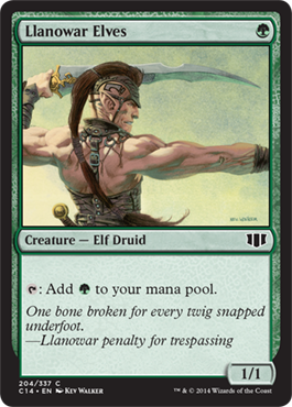 Llanowar Elves (Commander 2014 Edition) Near Mint