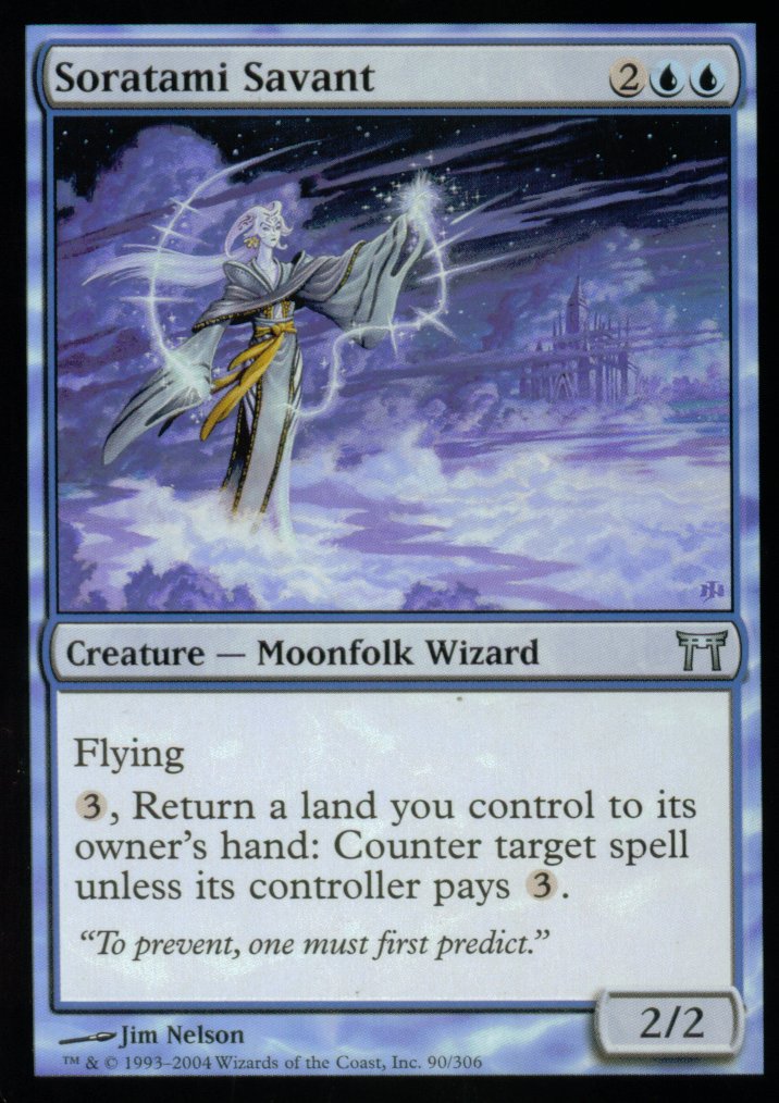 Soratami Seer (Champions of Kamigawa) Light Play