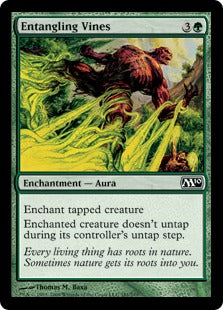 Entangling Vines (Magic 2010 Core Set) Near Mint Foil